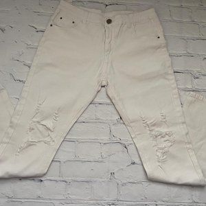 Dant Bulun Men's White Jeans